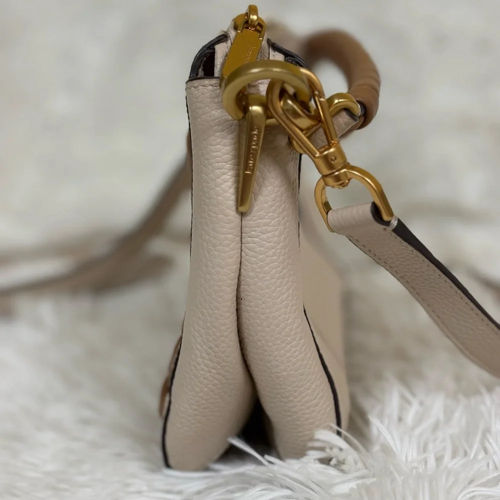 Kate Spade Cream and Brown Crossbody Bag